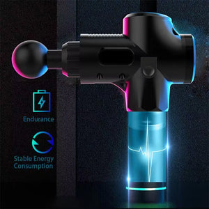 USB Mini Massage Gun Fascia Machine Muscle Relaxation Vibrating Gun Rod Massage Fitness Equipment Neck Grab Fascia Gun